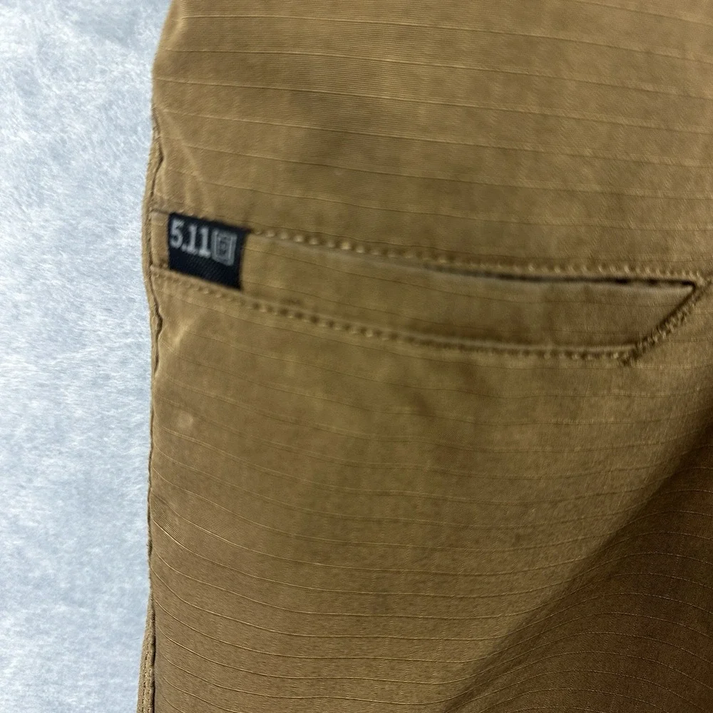5.11‎ tactical pants Mens 40x34 Brown Cargo Utility Adjustable Waist